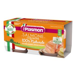 Plasmon omog salmo/verd 80gx2p - Plasmon