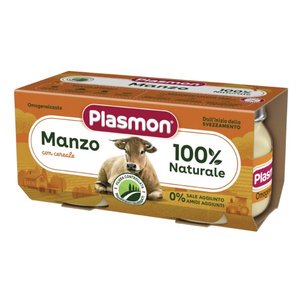 Plasmon omog manzo 80gx2pz - Plasmon