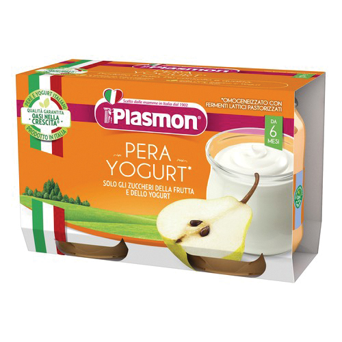 Plasmon omog yog/pera 120gx2pz - Plasmon