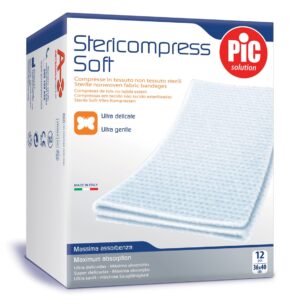 Garza stericompress 18x40 12pz - Pic solution