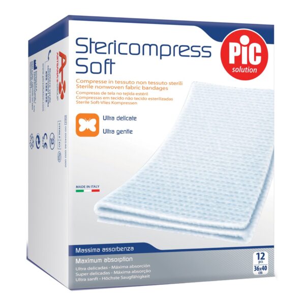 Garza stericompress 36x40 12pz - Pic solution