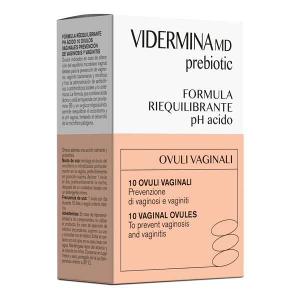 Vidermina prebiotic ovuli 10pz - Vidermina